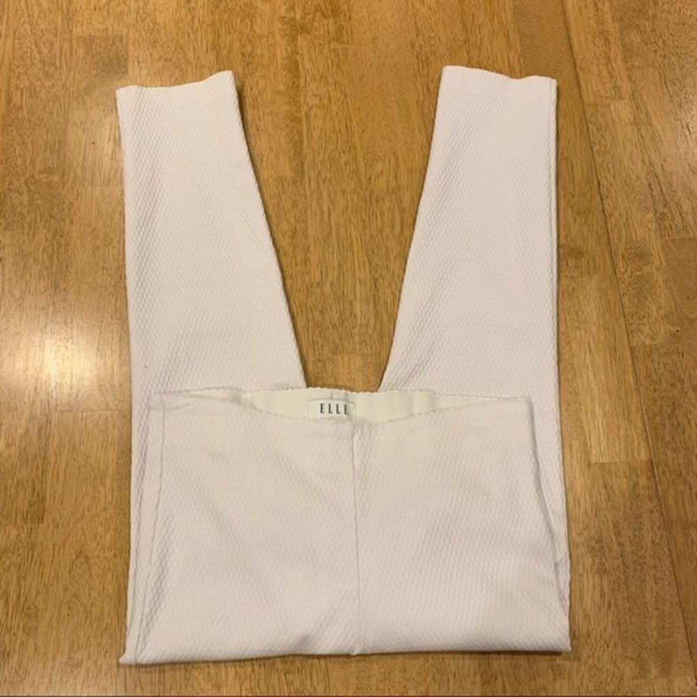 Elle White Stretch Pull-on Skinny Pant‎ M